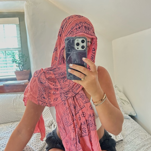 Pink pashmina - Picture 3 of 4